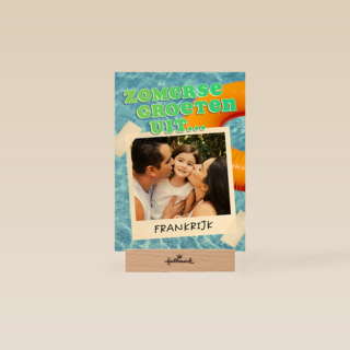 Zomer groeten uit zwembad