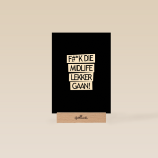 Verjaardagskaart 50 fuck die midlife lekker gaan