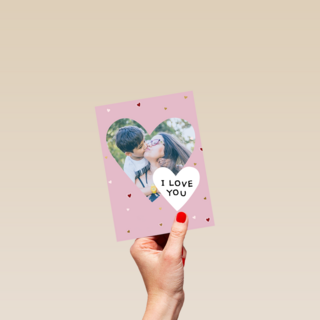 zomaar fotokaart hart i love you