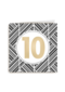 gouden 10 met patroon