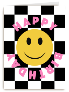 verjaardag kaart hip happy birthday smile