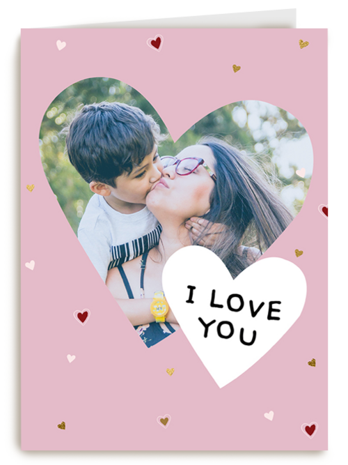 zomaar fotokaart hart i love you