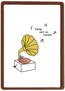 Verjaardagskaart Lang Zal Je Leven Muziek