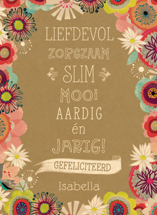 jarig verjaardag vrouw
