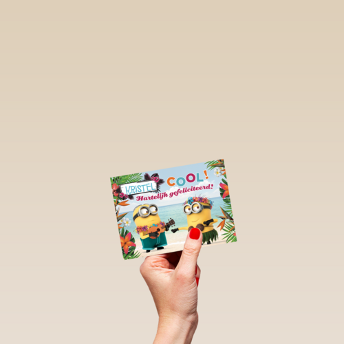 minions cool hartelijk gefeliciteerd