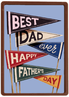 Best dad ever happy fathers day flags