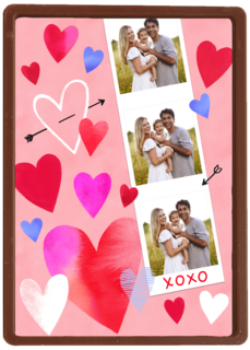 Valentijn XOXO Fotokaart