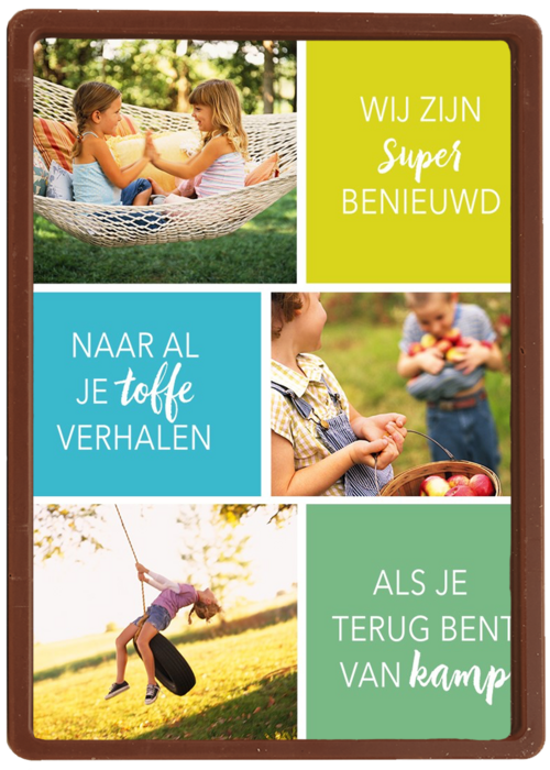 Kaart Hallmark | Op Kamp | Super Benieuwd Naar Je Vehalen Op Kamp