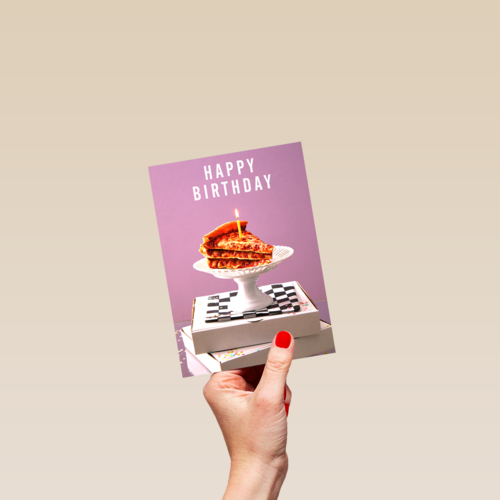 Happy Birthday pizzataart