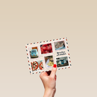 Groeten uit postkaart collage