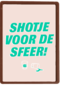 Verjaardagskaart man vrouw grappig shotje voor de sfeer