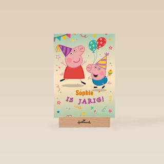 Peppa Pig is jarig