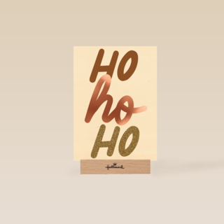 kerstkaart hip ho ho ho
