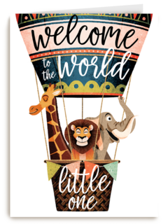 geboorte kaart welcome to the world