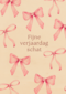 Fijne verjaardag schat strikjes