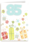 een fleurige 85ste verjaardag met cadeautjes
