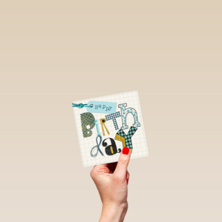 label happy letters birthay