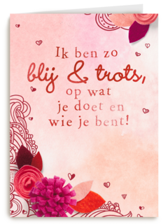 valentijnskaart klassiek blij en trots op jou