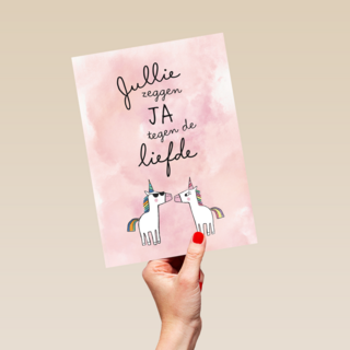 jullie zeggen ja tegen de liefde