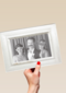 fotokaart liggend fotolijst blanco