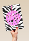 verjaardag kaart hip happy birthday pink balloon