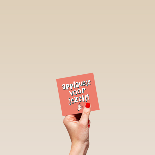 een applausje voor jezelf