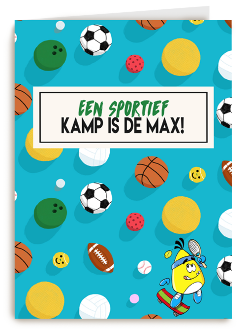 Sporta sportieve Op kamp kaart