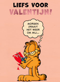 Garfield Liefs voor Valentijn