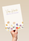 Verjaardagskaart veldbloemen van harte