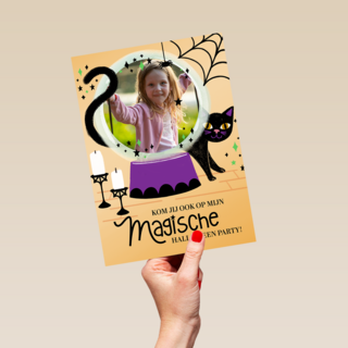 Magische Halloween uitnodiging