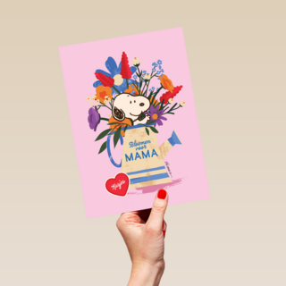 Bloemen voor mama Peanuts