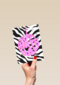 verjaardag kaart hip happy birthday pink balloon