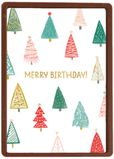 Kerstkaart Speciale momenten Kerst verjaardag Merry birthday