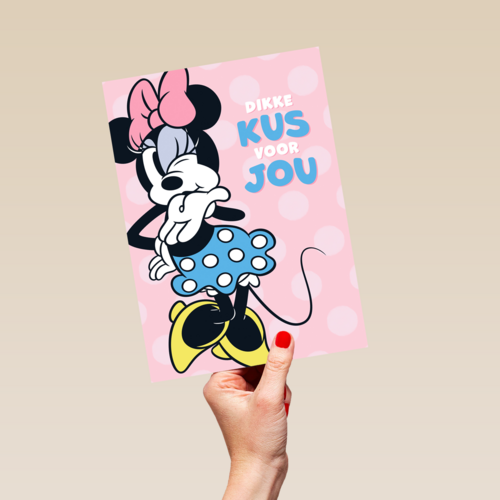 Dikke kus voor jou Minnie Mouse