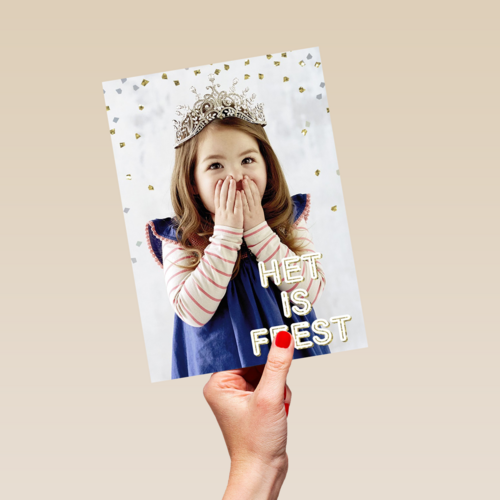 het is feest met glitters