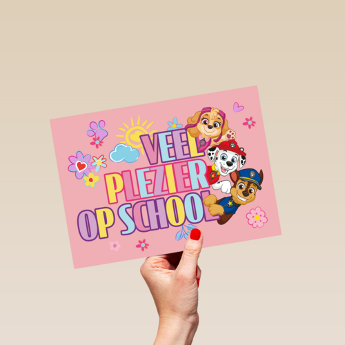 Veel plezier op school met Paw Patrol