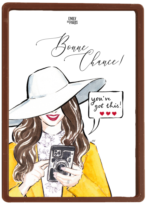 Chocolade Kaart Nieuwe Zaak Nieuwe Baan | Hallmark | Chocolade Kaart Hallmark | Nieuwe Zaak Nieuwe Baan | Bonne Chance Emily In Paris