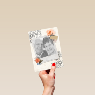 x jaar getrouwd met fotolijst