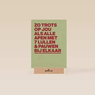 And C trots alle apen en pauwen