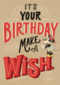 disney its your birthday make a wish minnie mouse