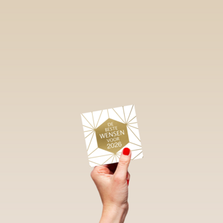 Nieuwjaar 2026 goud grafisch