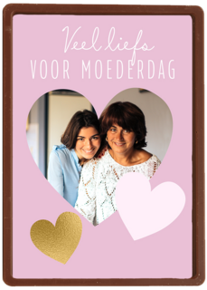 moederdag fotokaart veel liefs voor moederdag