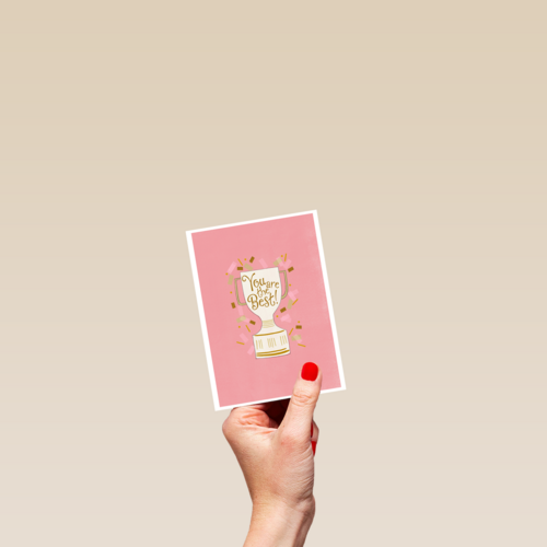 Complimentkaart you are the best