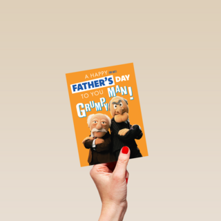 A happy fathers day grumpy man Muppets