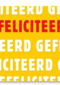 Gefeliciteerd kaart zakelijk