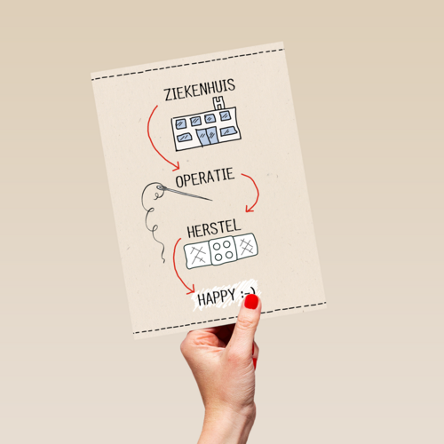 ziekenhuis operatie herstel happy