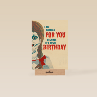 Annabelle Is Coming For Your Birthday