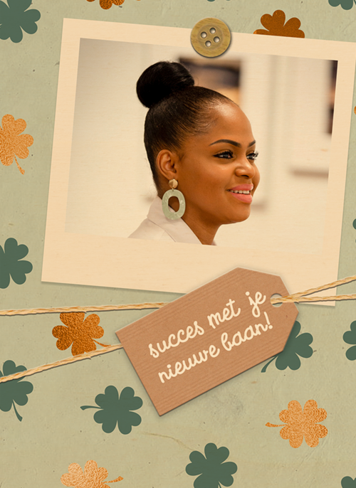 Houten Kaart Nieuwe Baan | Houten Kaart Hallmark | Nieuwe Baan | Nieuwe Baan Foto Kaart Succes