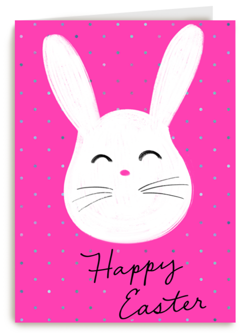 Pasen kaart Paashaas Happy Easter
