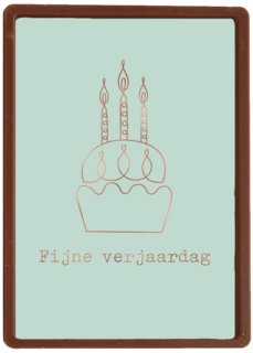 fijne verjaardag met deze cupcake